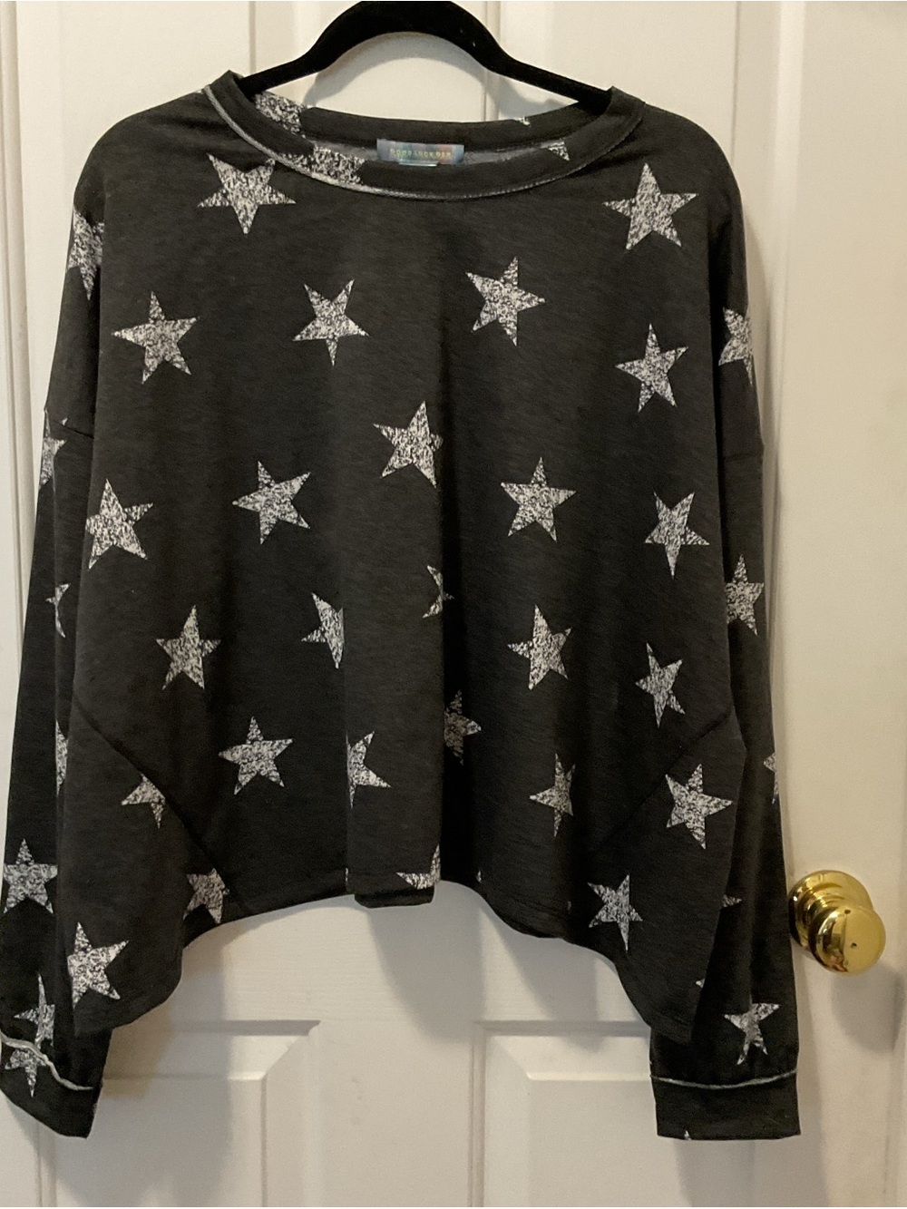 Good Luck Gem Black Star Pullover
